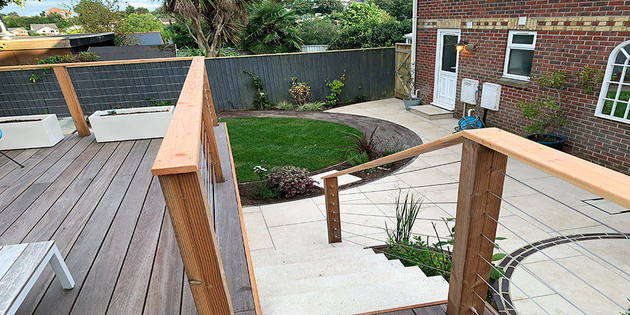Garden design build in Wallisdown by Kustom Landscapes Dorset